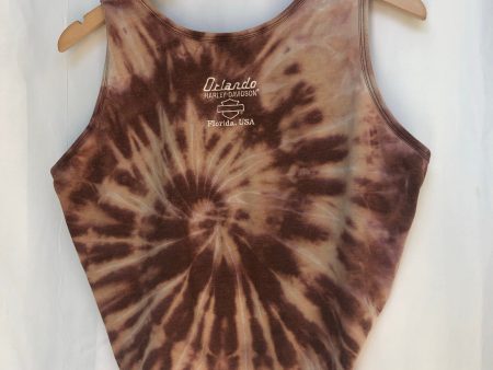 Brown Harley Dyed Tank For Discount