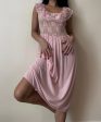 Vintage Pink Veronica Dress For Sale