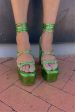 Chromeo Mint Heels For Cheap