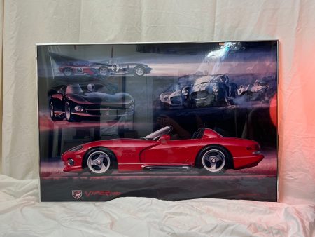 1991 Vintage Viper Framed Poster Online Hot Sale