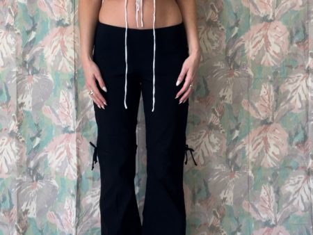 Bebe Low Waist Tie Pants Cheap