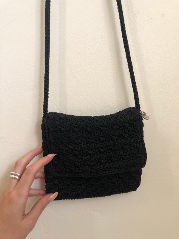 Y2K Crochet Purse | Black For Discount