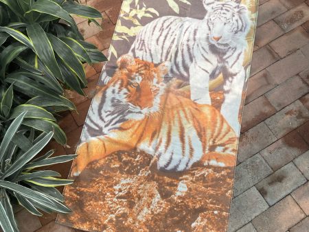 Vintage Tigers Towel on Sale