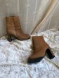 Camel Square Toe Booties   7 Fashion