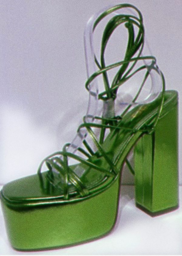 Chromeo Mint Heels For Cheap