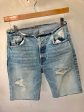 Distressed Edge Bermuda Shorts Supply