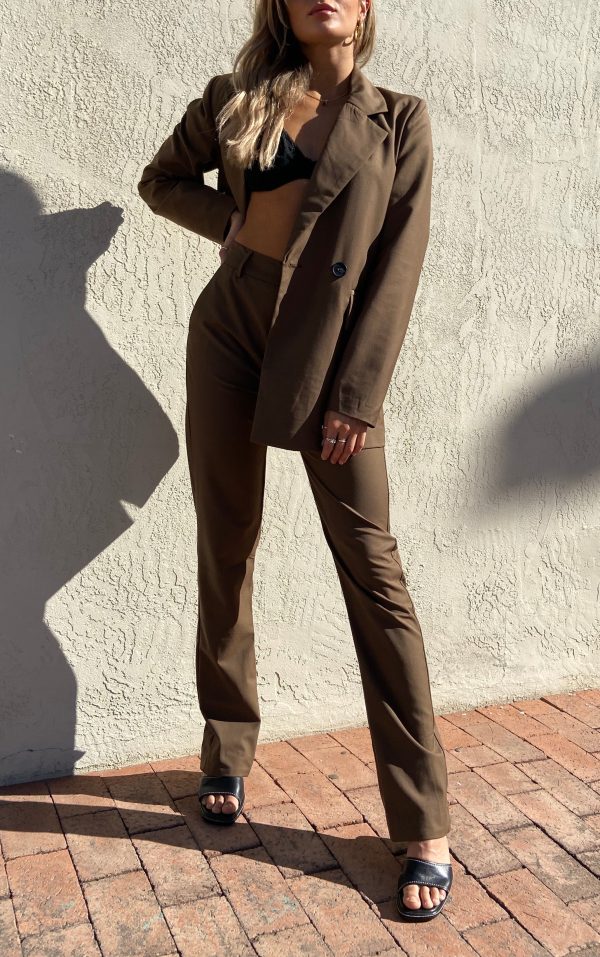 Chocolate Trouser Pants Hot on Sale