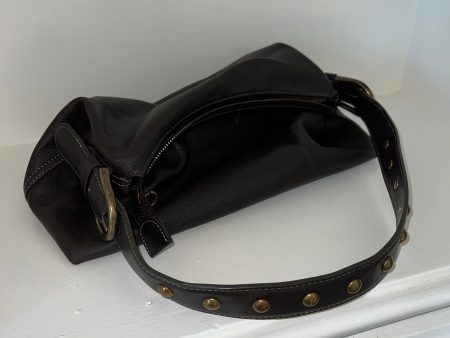 90’s Gold Stud Brown Buckle Purse Discount